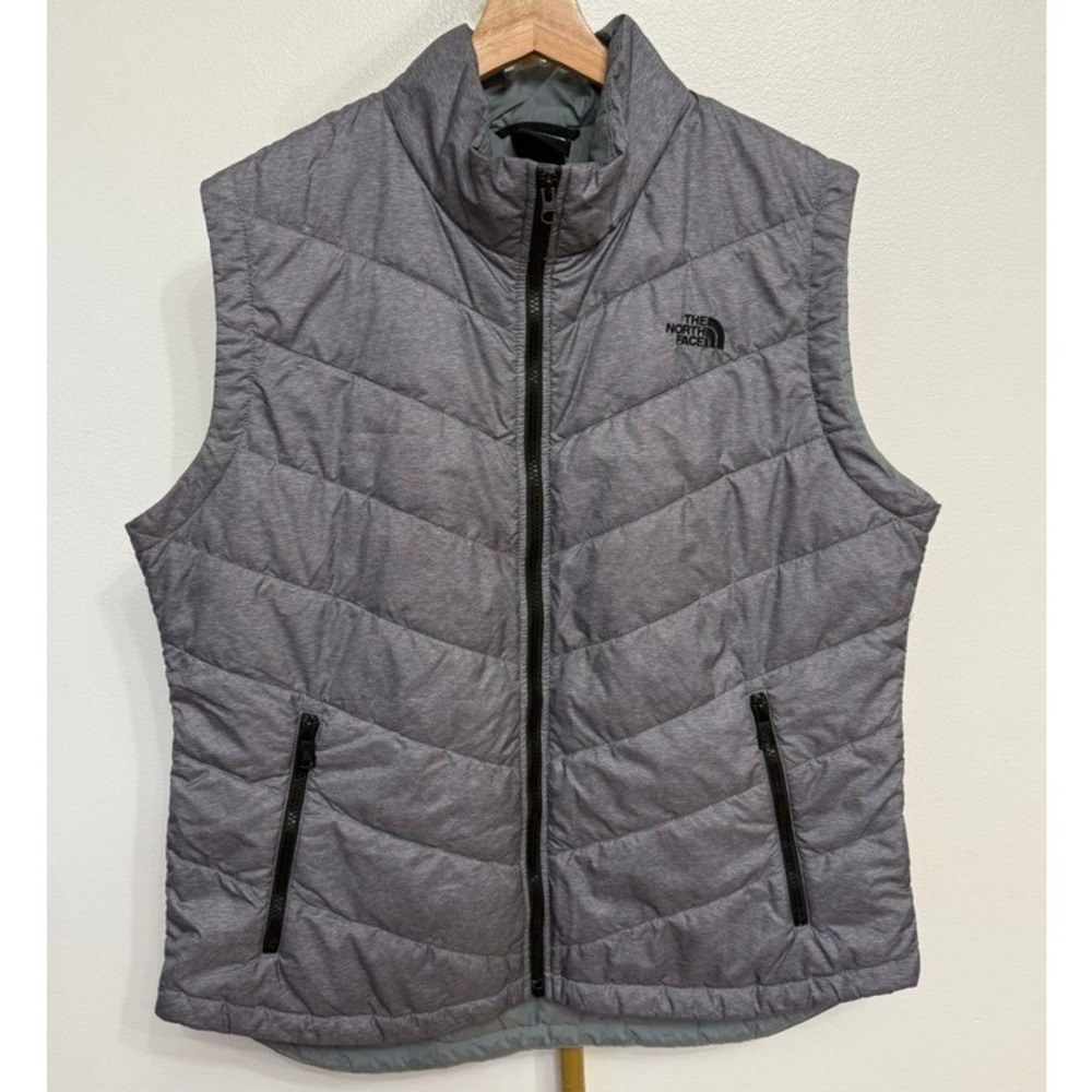 The North Face, Women's Puffer Vest, Heather Grey, XL, NWOT, MSRP $99